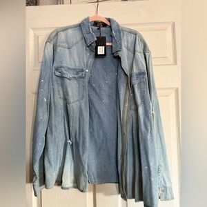 L&B Denim Button-Up Shirt
